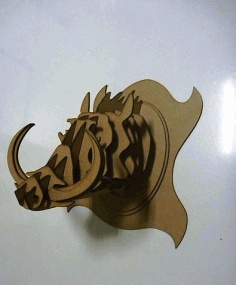 Warthog Pumbaa Free DXF File, Free Vectors File
