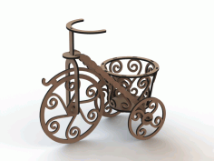Bicycle Puzzle 3mm DXF File, Free Vectors File