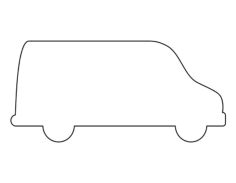 Van Kids Coloring Pages, Free Vectors File